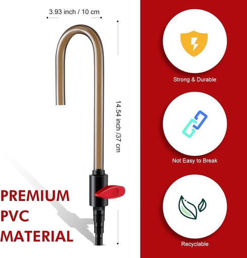 Dreyoo Aquarium Fish Tank Hook Water Changer - Efficiently Fills Your Water, Aquarium Vacuum Filler for Fish Tank