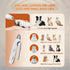2-in-1 Trimmer Dog Nail Clipper & Grinder for Dogs & Cats LED Light, Low Noise, USB Rechargeable Safe Nail for Large