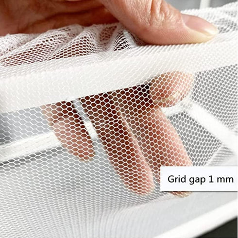 2 Pcs Aquarium Hatchery Net, Nylon Mesh Fish Fry Isolation Box with Breeder Box Separation Net
