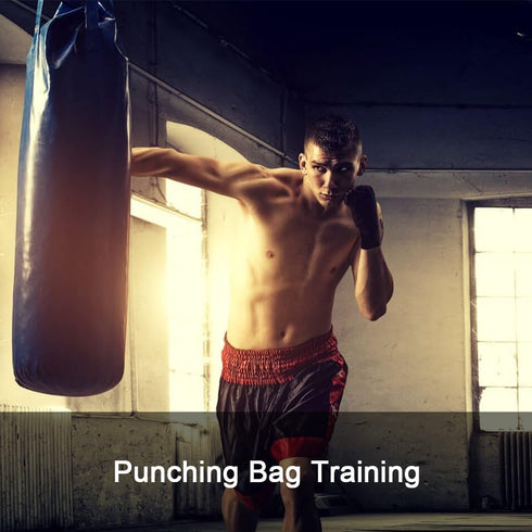 ZooBoo MMA Gloves, Half-Finger Boxing Fight Gloves with Adjustable Wrist Band, One Size Fits Most