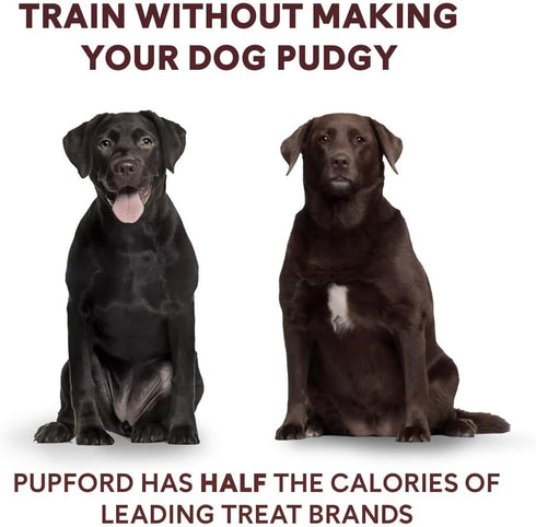 Freeze Dried Training Treats for Dogs & Puppies, Pupford 240+ Four Ingredient Bites (Duck & Veggies, 5 oz)