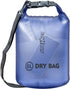 Waterproof Dry Bag with Roll Top, Transparent Storage Bag - 2L/5L/10L/20L for Traveling, Swimming, Kayaking