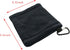 ZYAMY Pocket Golf Towel with Clip, Black Sweat-Absorbent Cleaning Tool, Golf Accessories, Golf Ball Cleaning Towel