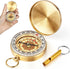 flintronic Navigation Compass, Hiking Compass with Luminous Function, Waterproof Pocket Compass for Expedition Map