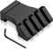 Picatinny Offset Rail Mounts, 45 Degree Low Profile Aluminum Rail for Flashlight Laser Sights