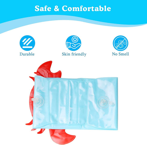 HeySplash Inflatable Armbands for Kids, Pool Arm Floatie Sleeves, Up to 55lbs, Aged 3-6