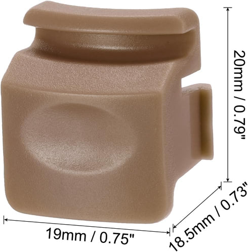 uxcell Replacement Button for 24oz 32oz Bottle, Non-BPA Water Bottle Lid Mouth Top Cap Push Switch Parts, for 19/24/25/32/40oz Stainless Steel Bottle Accessories, Khaki