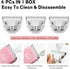 Clippers,6 Detatchable Replacement Blades for Dog Clipper,Replacements Blades for Dogs and Cats Grooming PCs