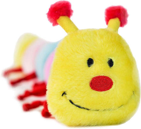 ZippyPaws Deluxe Caterpillar Dog Toy, 30" Squeaky Pet Toy for Medium & Large Dogs, Soft Plush Chew Toy