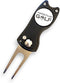 Premium 5-in-1 Golf Divot Repair Tool and Ball Marker, Club Tee, Putting Alignment, Switchblade Design Gift