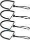 TONELIFE Pack of 4 Locking Wrist Lanyard - Safety Straps for Scuba Diving Lights, Waterproof Camera Float