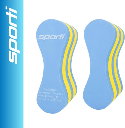 Sporti Pull Buoy for Beginners, Women & Men, 5-Layer EVA Leg Float, Pool Training Aid