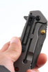Sanrenmu 7056LUC Line Lock Folding Knife with 8Cr14Mov Blade and 3Cr14N Handle