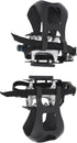 9/16 Exercise Bike Pedals, Aluminum Exercise Bicycle Pedals, with Toe Clip and Straps Pedal, Bike Pedal Straps