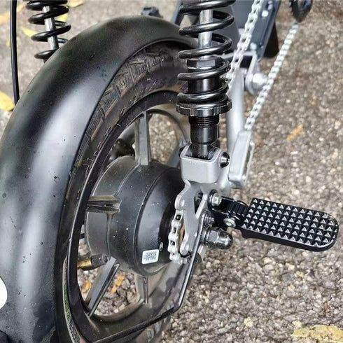 Scooter Footpegs - E-bike Footpeg in Aluminum Alloy, Length 17cm/6.7", Compatible with Scooter Mopeds E-Bike