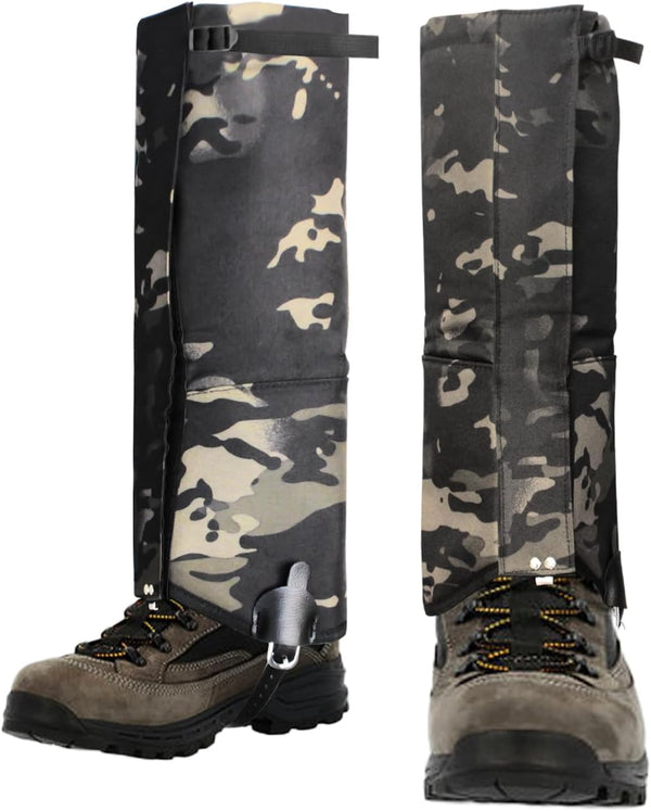 High-Performance Snake Gaiters, Waterproof Outdoor Leg Gaiters for Hiking, Hunting, and Snow Boots