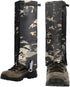 High-Performance Snake Gaiters, Waterproof Outdoor Leg Gaiters for Hiking, Hunting, and Snow Boots