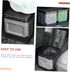 1-Person MAGICLULU Portable Folding Toilet for Adults Capacity Car and Camping Emergency Use Retractable Travel Potty