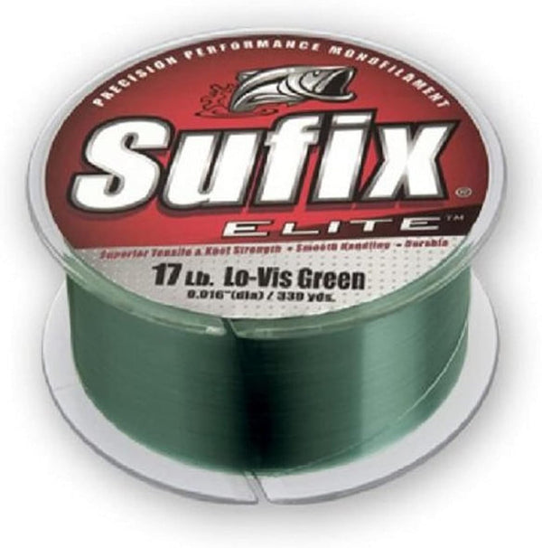 Sufix Elite Fishing Line, 14 lb (330 YD Spool)