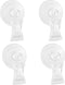 SLSON Aquarium Accessories for Fish Tank - Fishes Veggie Seaweed Plant Suction Cup Clip Feeding Tool (4 Pack