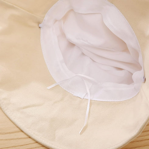 Women Cotton Summer Bucket Hat, Wide Brim UV Protection Floppy Beach Hat for Vacay Hiking Travel