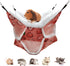 EAEDMY Rat Ferret Hammock Toys Cage Accessories, Guinea Pig Hideout Tunnel, Warm Bed