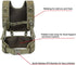 Tactical Padded Battle Belt - Detachable Suspender Straps for Patrol and Army Training Outdoors