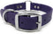 Regal Dog Products Small Purple Dog Collar with Heavy Duty Double Buckle & D Ring, Adjustable Biothane Chew Resistant