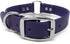 Regal Dog Products Small Purple Dog Collar with Heavy Duty Double Buckle & D Ring, Adjustable Biothane Chew Resistant