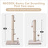 Premium Cat Scratching Post Kitten Scratcher Sisal with Hanging Ball 22in for Kittens (Beige)