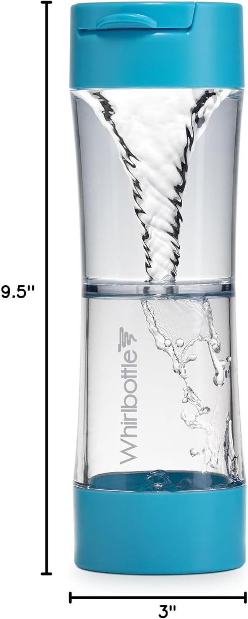 21 oz The Worlds First Drink-And-Play Water Bottle | Sensory Fidget Stress ADHD Kids Tweens Teens Vortex Cyclone
