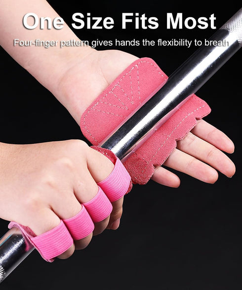 SUJAYU Leather Weight Lifting Gloves, Lifting Grips Weightlifting Gloves for Men Women, Weight Glove Gym Glove
