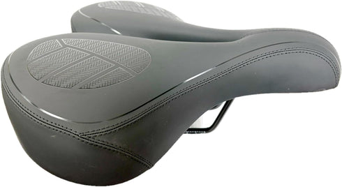 INXING 11.24inch Memory Foam Extra Wide Comfort Bike Seat Cushion for Unisex - Bicycle Large Soft Foam Seat Cushion