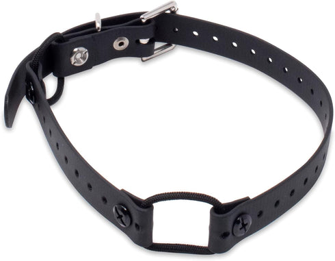 Educator Extra Small Dog Mini Double Bungee Collar, Biothane, Waterproof, Adjustable, 3/4-Inch, Black