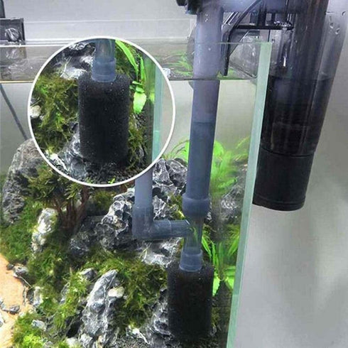 5Pcs Black Aquarium Filter Sponges, Pre-Filter Sponges for Freshwater and Saltwater Fish Tank, Aquarium Pumps and