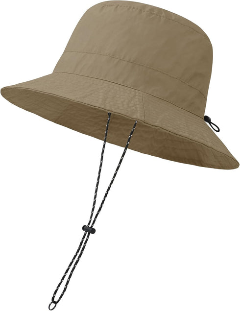 Zando Waterproof Bucket Hat for Men and Women - Rain Hat UPF 50+ Packable Outdoor Hiking Safari Fishing Hat