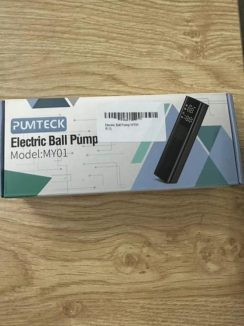 Pumteck MY01 Electric Ball Pump, Inflation & Deflation, Accurate Pressure Gauge, 4 Preset Modes, Automatic Pump for
