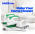 7 Pack Set, Holikme Deep Cleaning Brush Scrub Pads with Scraper Tip for Pool Walls, Bathroom, Grout, Floor, Bike, Tub