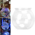 Mini Fish Classic Drum - Transparent Plastic Round Bowl Aquarium for 360° View Centerpiece