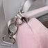 Dwarf Hamster Carrier Bag, Portable Cylinder Warm Outdoor Bag with Adjustable Shoulder Strap (Pink)