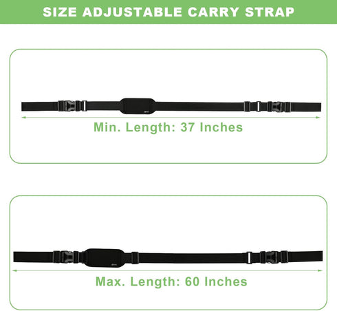 Cosmos Backpacking Adjustable Beach Chair Strap Scooter Shoulder Strap - Carry Strap for Carrying Beach Chair Foldable