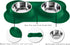 Hubulk Pet Dog Bowls, 2 Stainless Steel Bowls with Non-Skid Silicone Mat + Pet Food Scoop for Small Medium Large Dogs