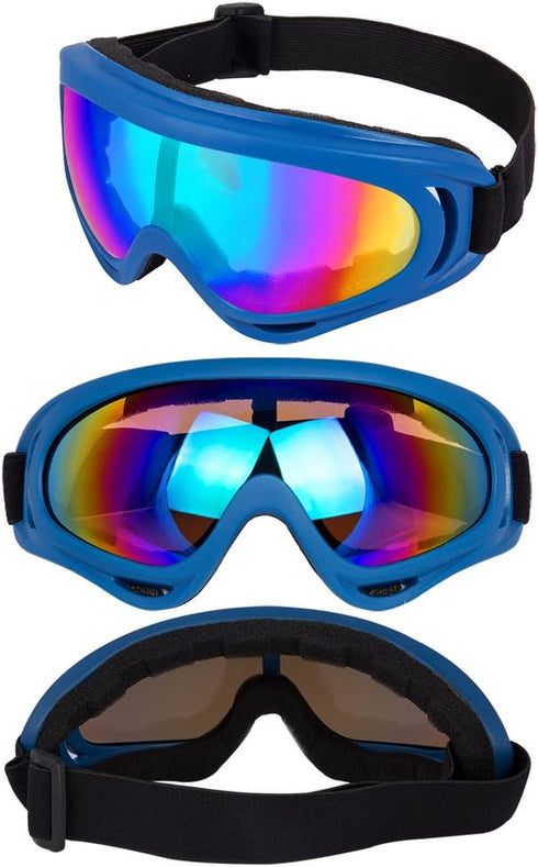 Ski Goggles, Pack of 4 - Snowboard Motorcycle Tactical Combat Glasses