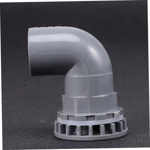2pcs Aquarium Return Fitting Kit, Drain Connector for Fish Tank Water Supply Tube Drainage Part PVC Connector