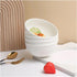 Generic 4/8pcs Meal(8pcs-White) Vertical Grain Bowl Reusable Household Plastic Anti-drop Rice Outdoor Camping