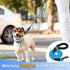 Taglory Reflective Adjustable Dog Collars for Small, Medium, Large Dogs - Aqua Blue, XSmall, Thin Nylon Webbing