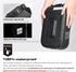 Rhinowalk Bike Front Fork Waterproof Bag, 4L Pannier Saddle Bag for E-Scooter Mountain Bike Accessories, Black