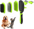 Pet Grooming Brush, 5 in 1 Double Sided Detachable Brush for Shedding Long & Short Haired Dogs, Reduces 95% Shedding