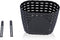 Kids Bike Basket Front, Plastic Scooter Basket for Toddler Bike Accessories, Black