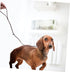 FOMIYES Dog Rope Walking Leash, Heavy Drawstring Leather Pet Supplies for Walking